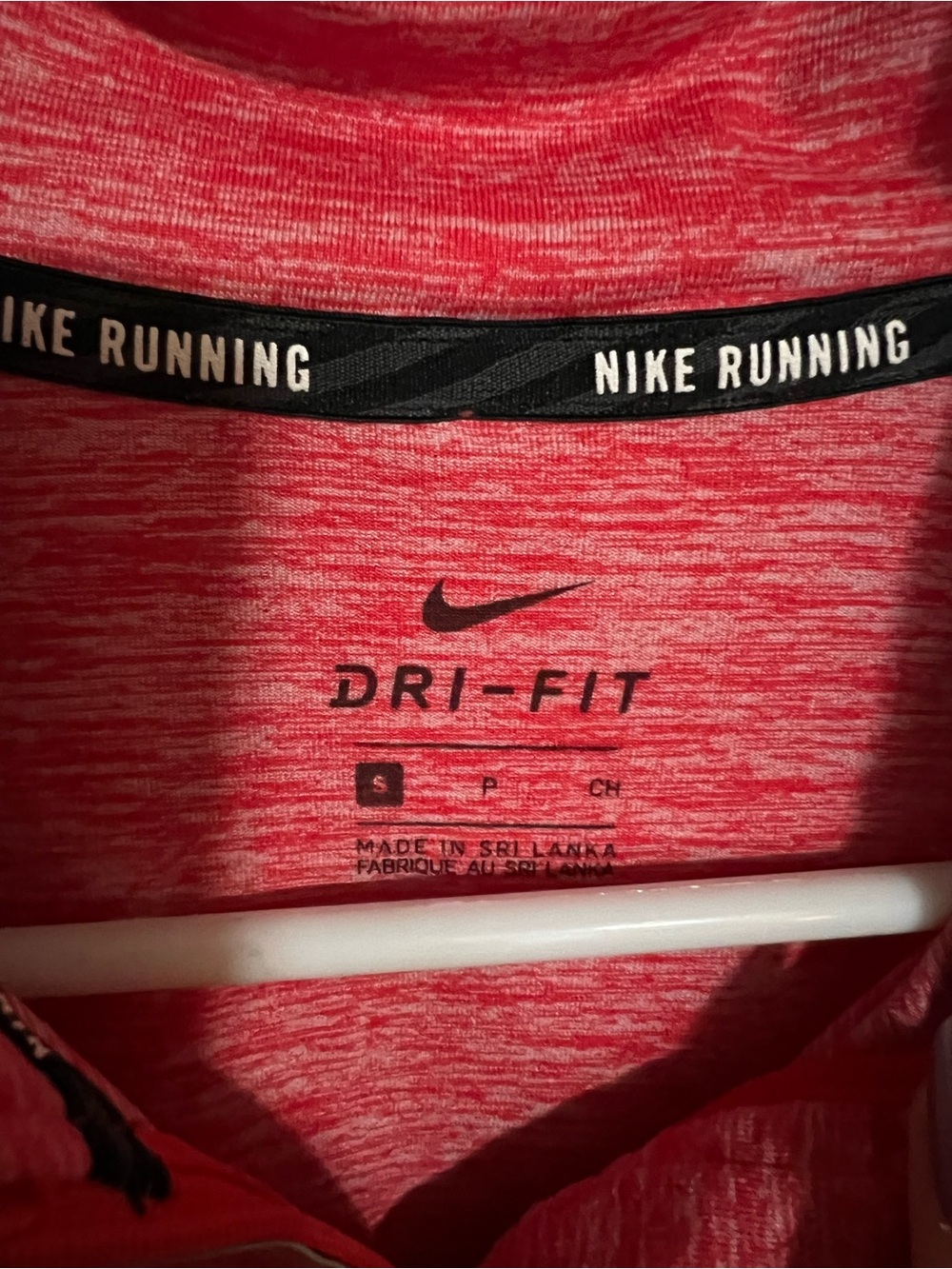 NIKE Running Classic Reflective Long Sleeve Athletic Quarter Zip Orange Wms Sz S - Picture 3 of 6